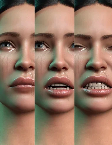 Z Basic Emotions Sorrow and Sadness Expressions for Genesis 9