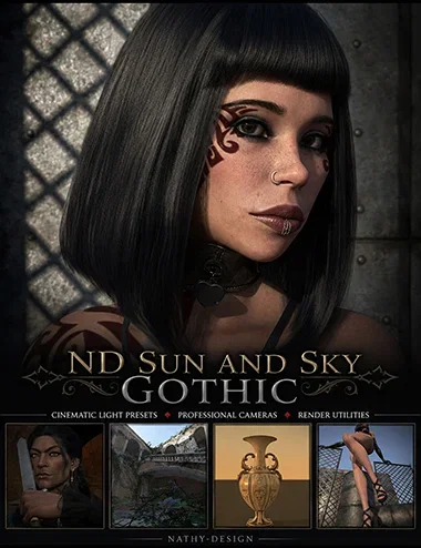 ND Sun and Sky Gothic for Daz Studio