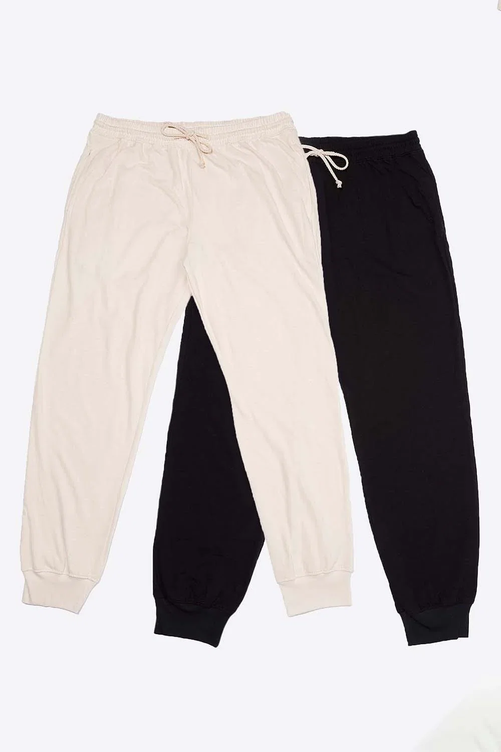 Image of Women's Organic Jogger Pants 2 Pack