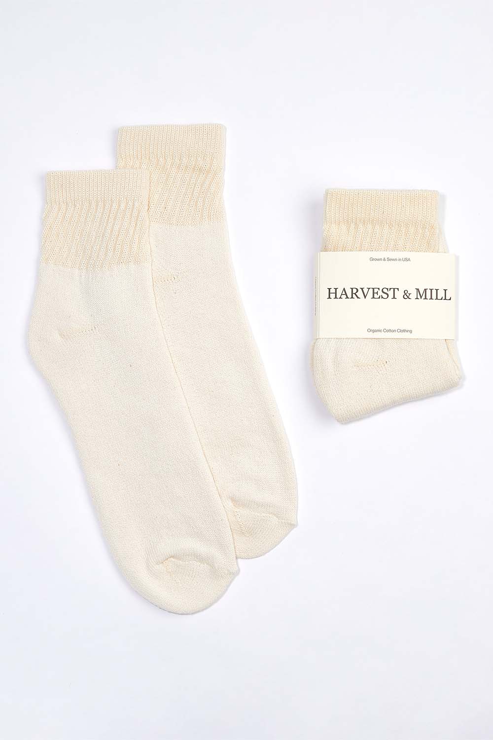 Image of Women's Organic Cotton Socks Natural-White Ankle