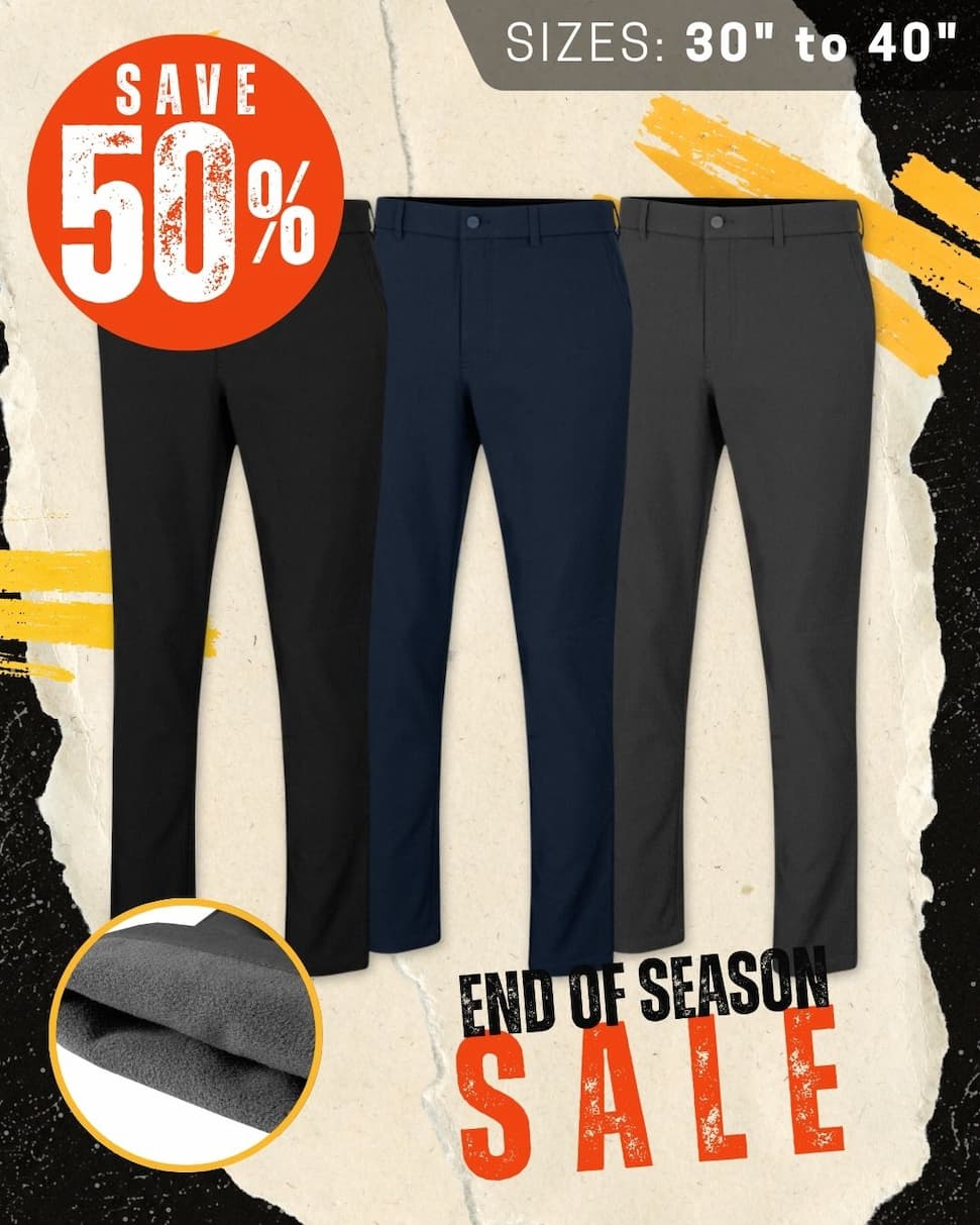 Callaway Golf ACE Water Resistant Thermal Embroidered Trousers