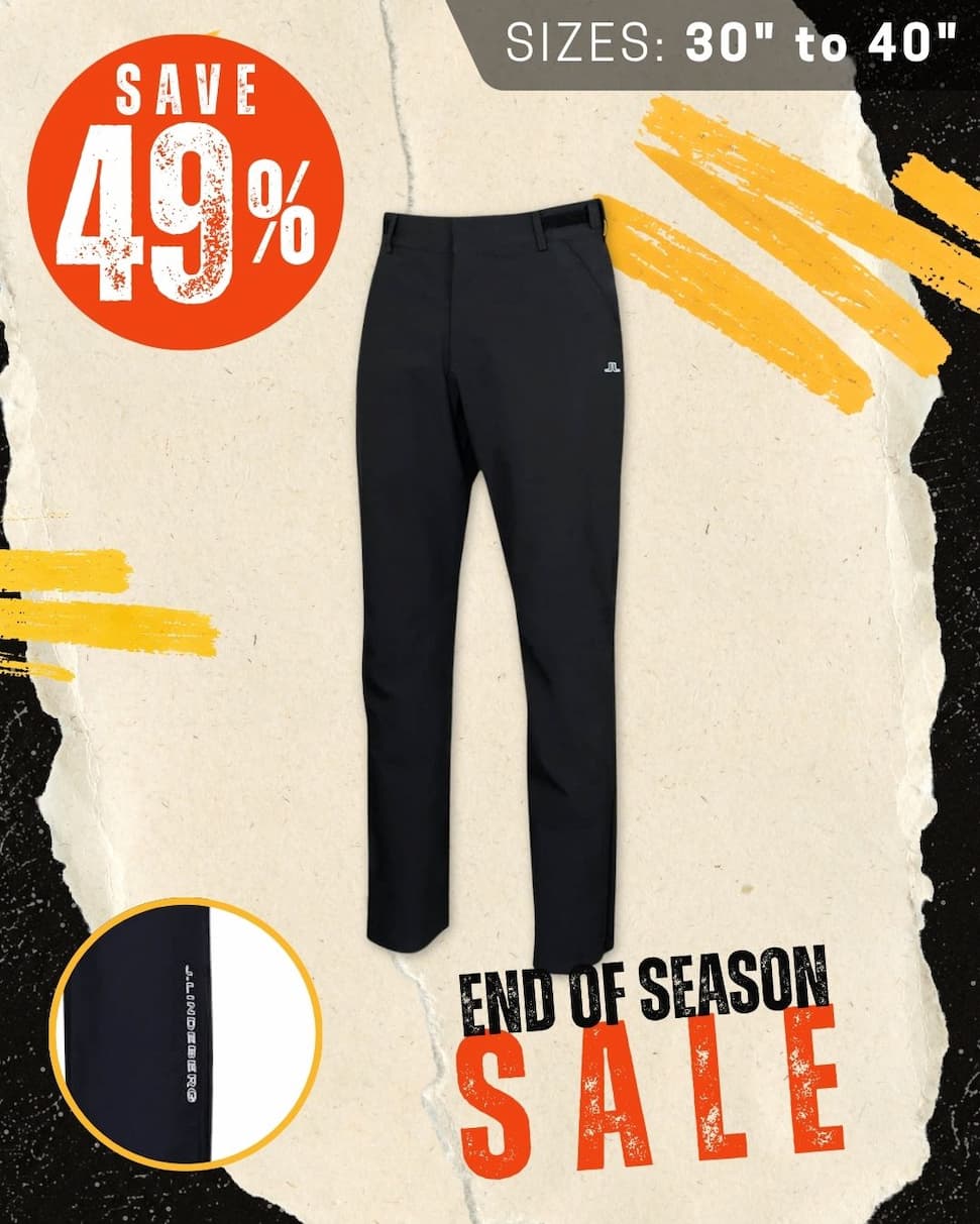 J.Lindeberg Mens Bridge Rain Pant Waterproof Golf Trousers