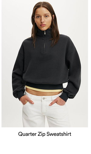 Quarter Zip Sweatshirt
