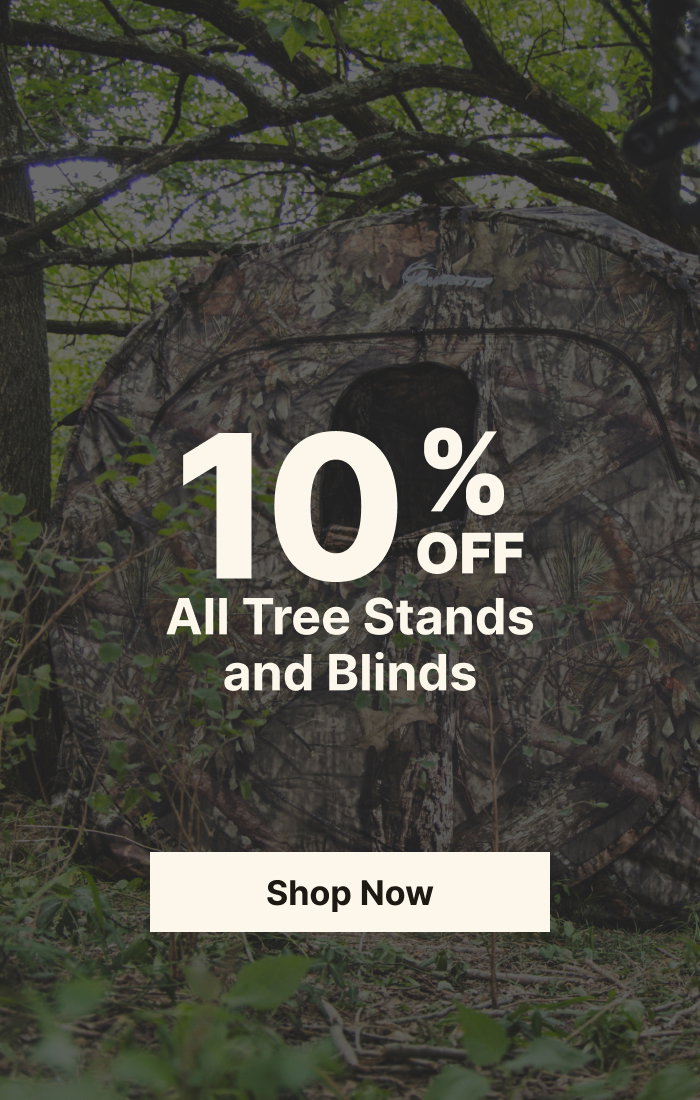 10% Off ALL Tree Stands & Blinds Ends Today