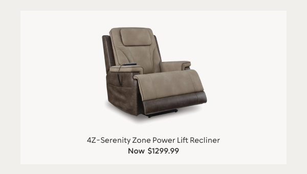 4Z-Serenity Zone Power Lift Recliner