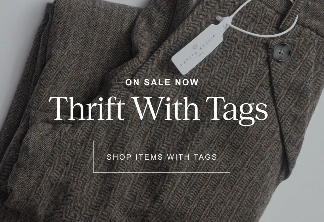 On Sale Now | Thrift with tags | Shop items with tags