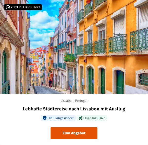 Lebhafte Städtereise nach Lissabon mit Ausflug