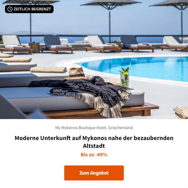 Moderne Unterkunft auf Mykonos nahe der bezaubernden Altstadt