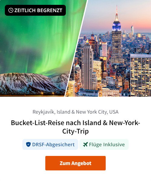 Bucket-List-Reise nach Island &amp; New-York-City-Trip