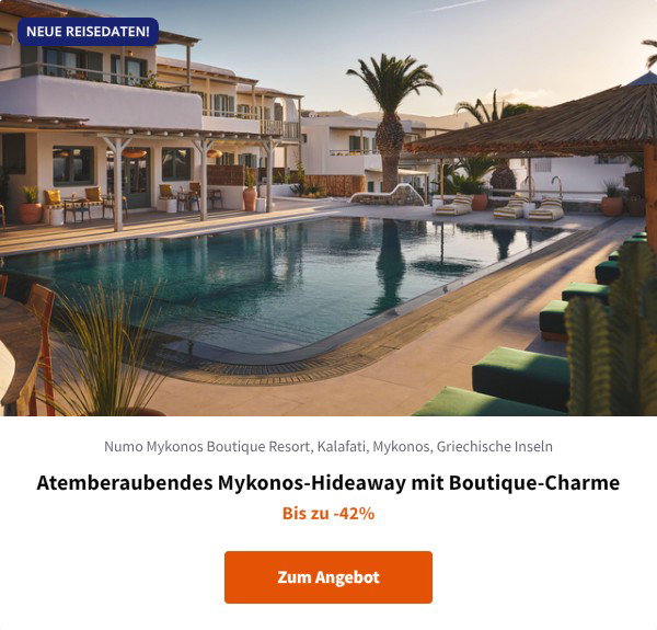 Atemberaubendes Mykonos-Hideaway mit Boutique-Charme