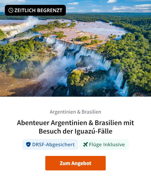 Abenteuer Argentinien &amp; Brasilien mit Besuch der Iguazú-Fälle