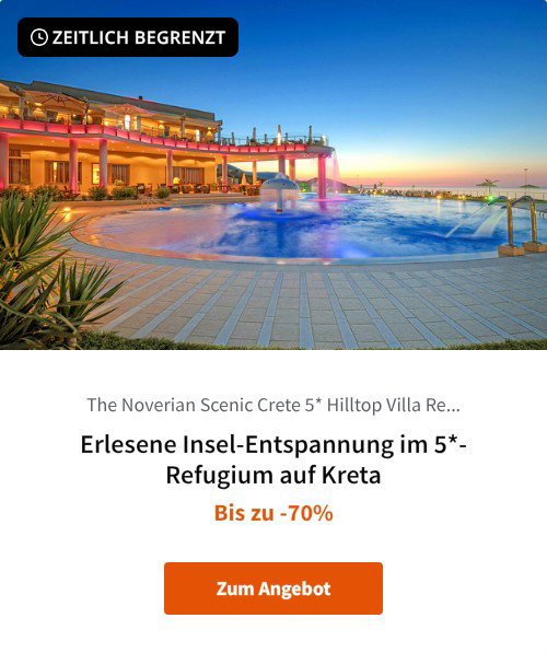 Erlesene Insel-Entspannung im 5*-Refugium auf Kreta