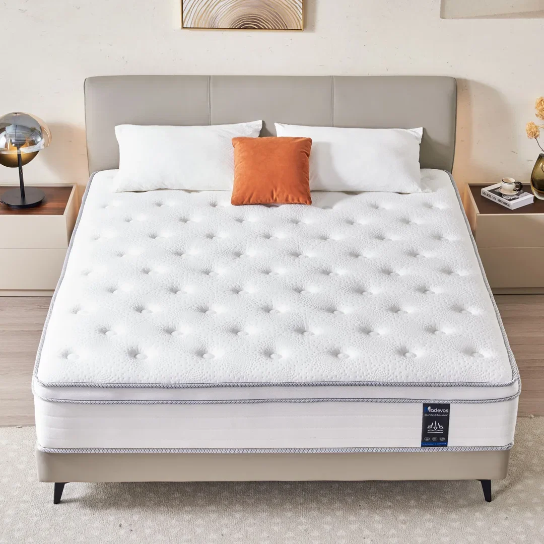 Alwyn Home10"/12"/14" Medium Firm Hybrid Mattress In A Box