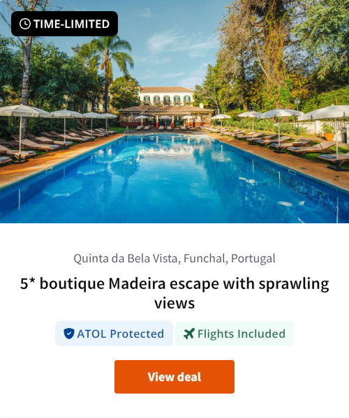 5* boutique Madeira escape with sprawling views