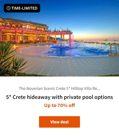 5* Crete hideaway with private pool options