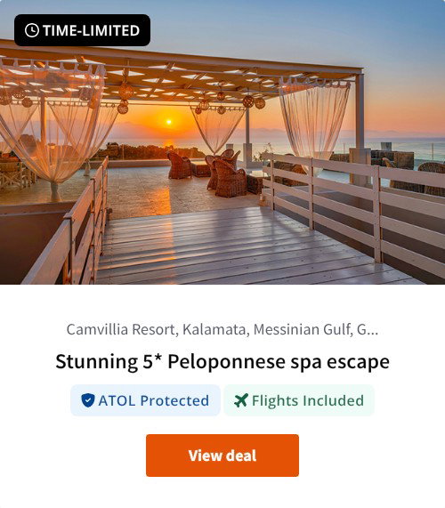 Stunning 5* Peloponnese spa escape