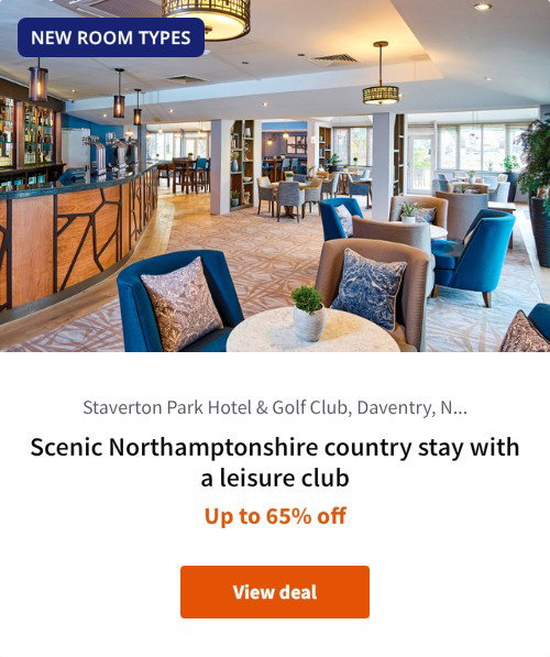 Scenic Northamptonshire country stay with a leisure club
