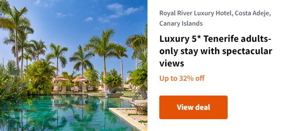Luxury 5* Tenerife adults-only stay with spectacular views