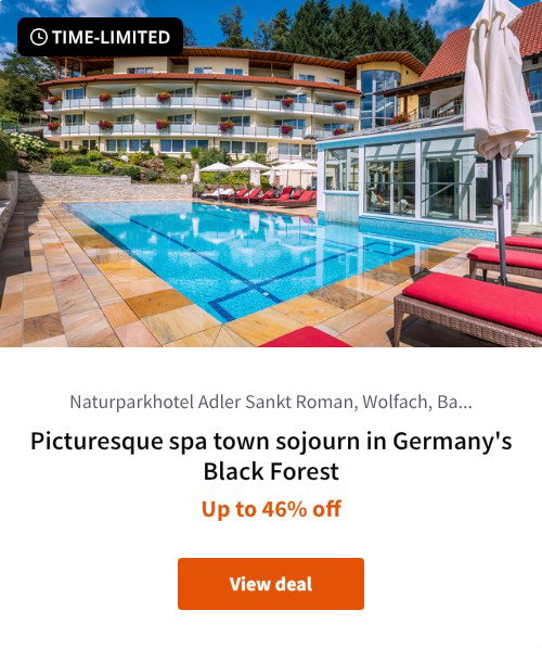 Picturesque spa town sojourn in Germany's Black Forest