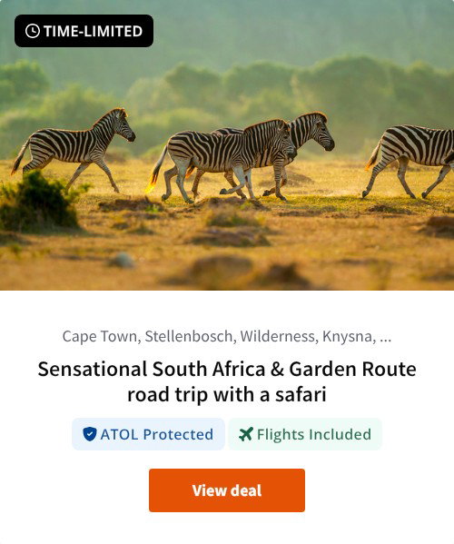 Sensational South Africa &amp; Garden Route road trip with a safari