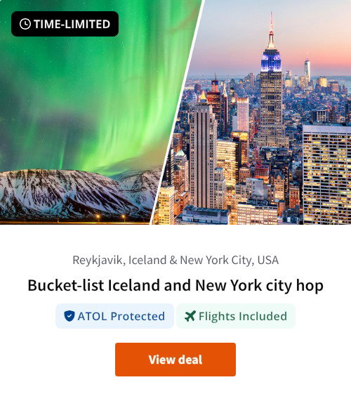 Bucket-list Iceland and New York city hop