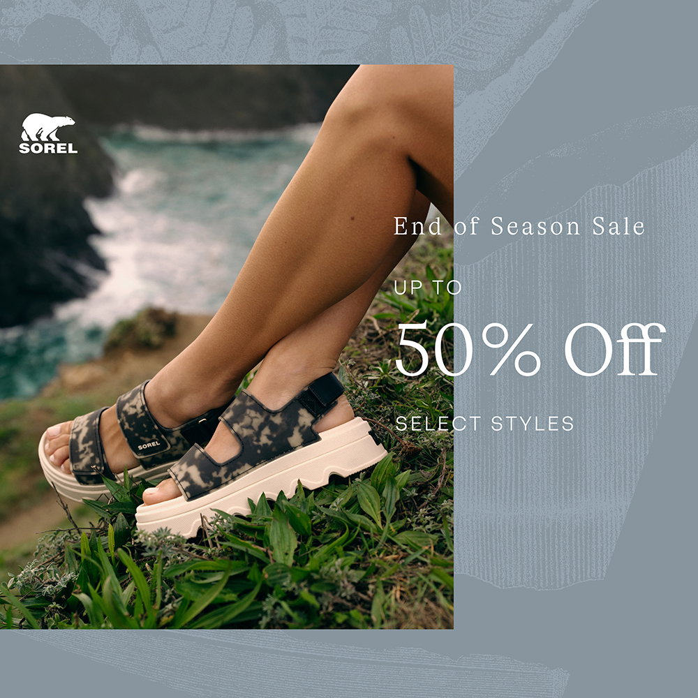 End of Season Sale. Up to 50% Off Select Styles. Kinetic™ Sunchase Ankle Strap - Black & Chalk