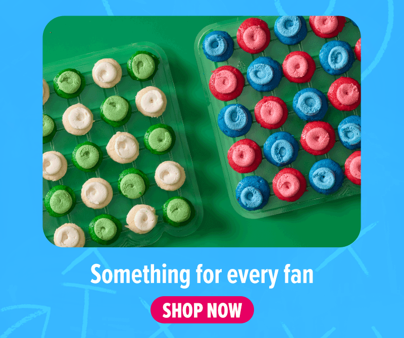 Something for every fan! Shop the pick your colors cupcake 50-Pack now.