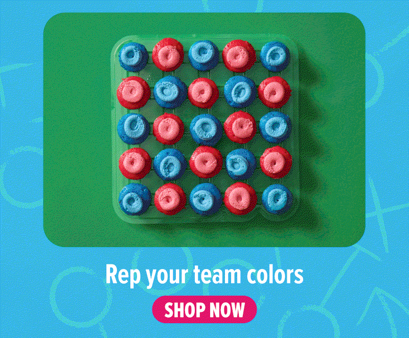 Rep your team colors! Shop the pick your colors cupcakes 25-Pack now.