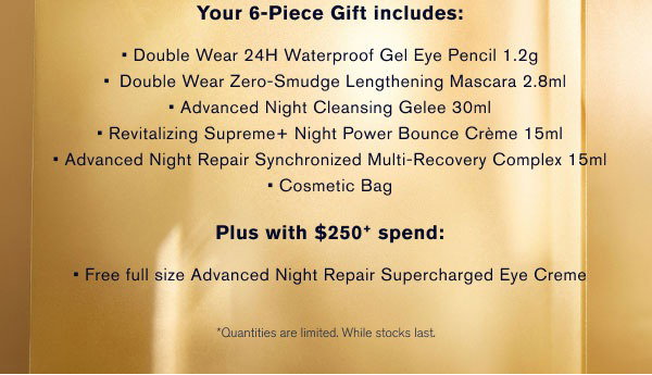 Your 6-Piece Gift includes