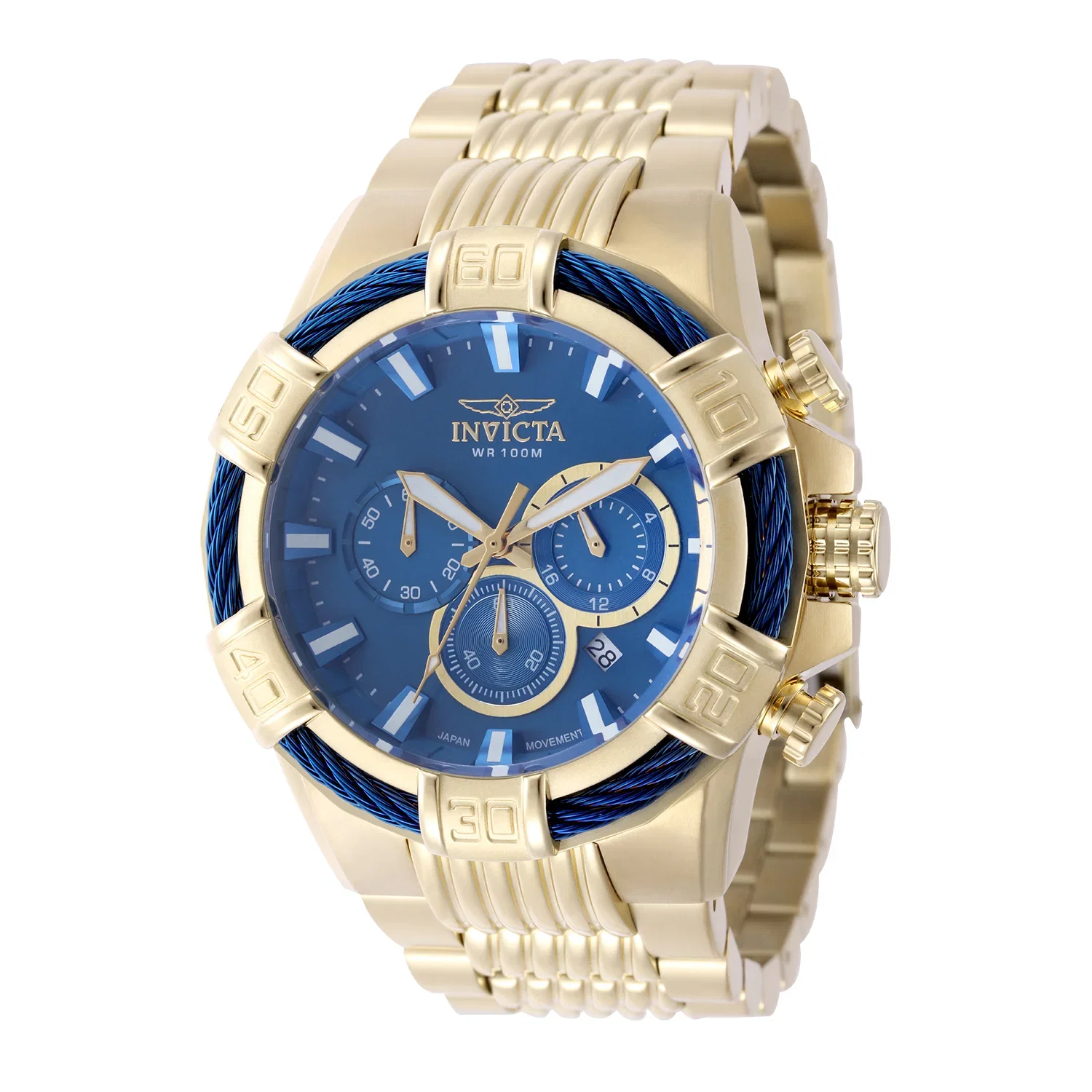 Image of Invicta Men's 51mm Bolt Quartz Chronograph Bracelet Watch