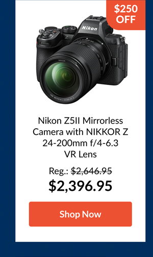 Nikon Z5II Mirrorless Camera with NIKKOR Z 24-200mm f/4-6.3 VR Lens