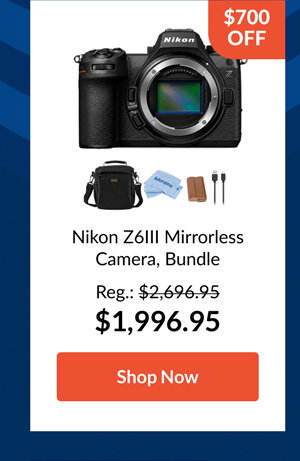 Nikon Z6III Mirrorless Camera, Bundle