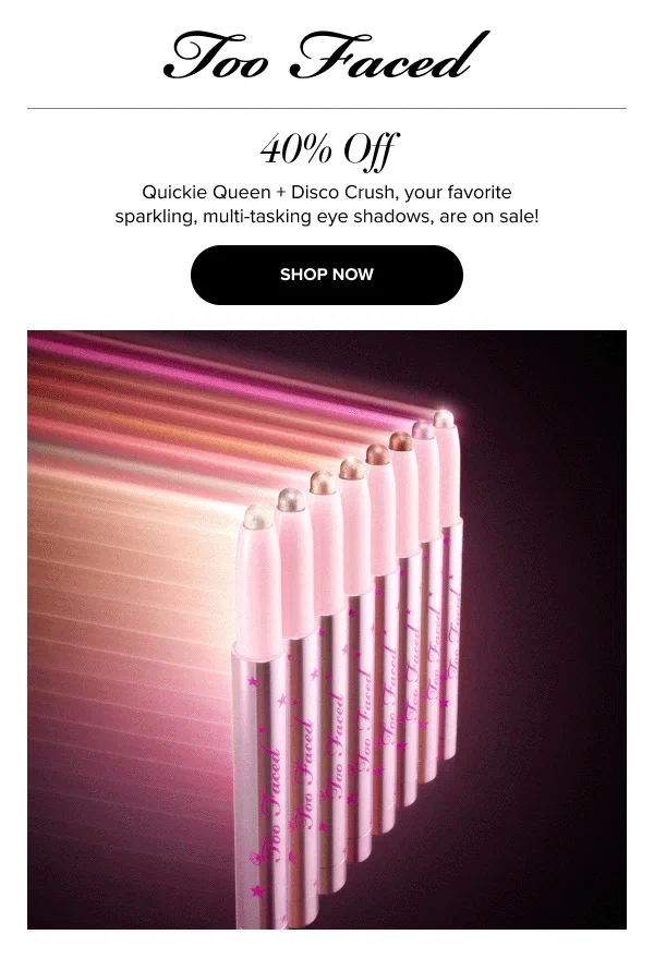 40% off Quickie Queen & Disco Crush