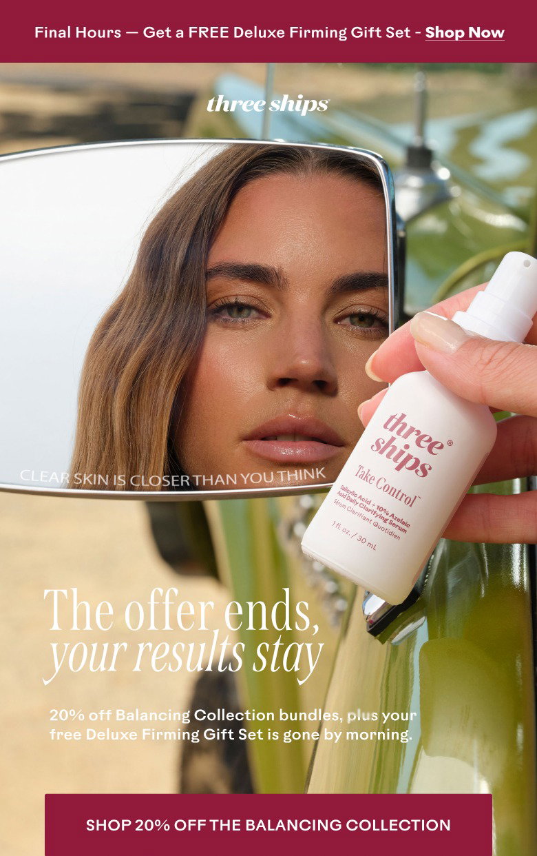 The offer ends, your results stay.