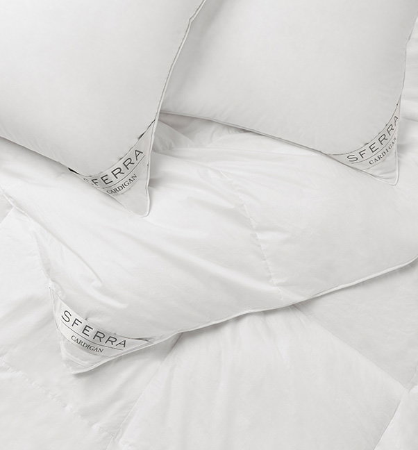 SHOP down pillows and duvets