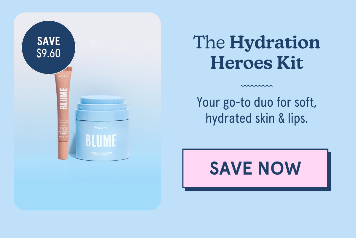 SAVE $9.60 | The Hydration Essentials Bundle: Your go-to duo for soft, hydrated skin & lips.