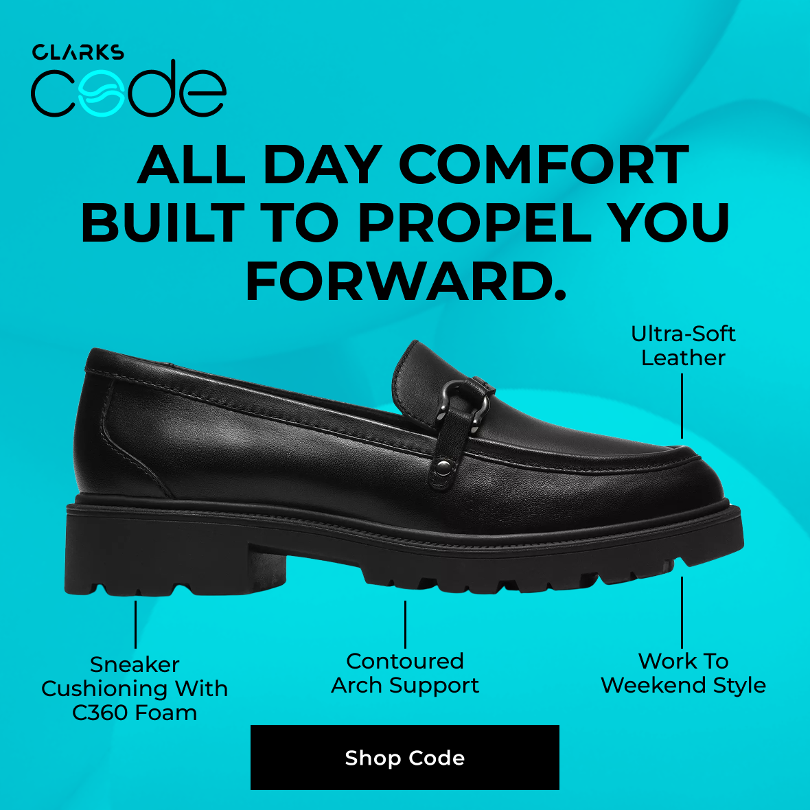 Clarks Code | Powered By C360 Foam