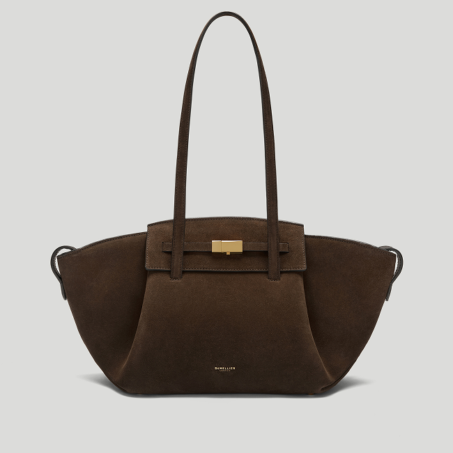 the midi brooklyn mocha suede