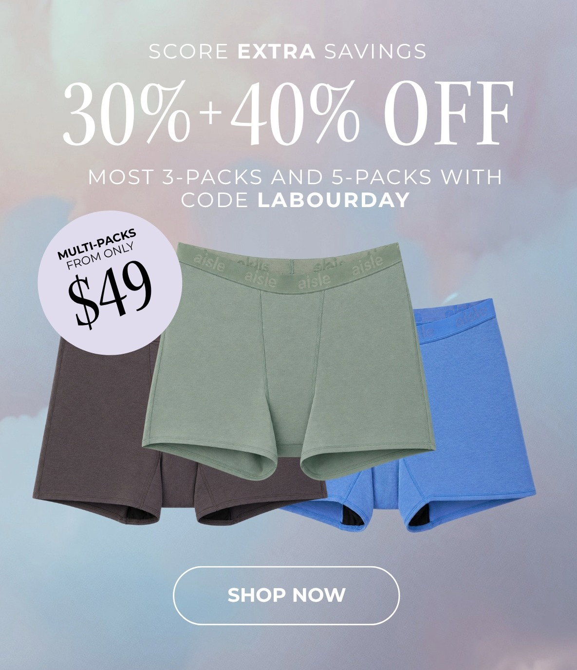 SAVE EVEN MORE ON 3-PACKS AND 5-PACKS