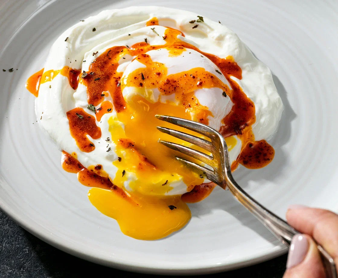 Çılbır (Turkish Poached Eggs with Yogurt and Spiced Butter)