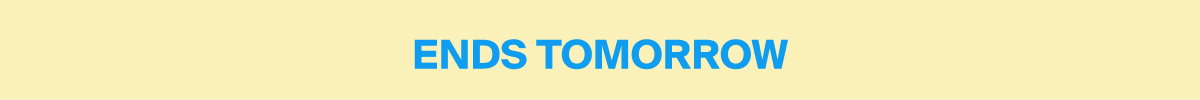 20% Off Sitewide Ends Tomorrow