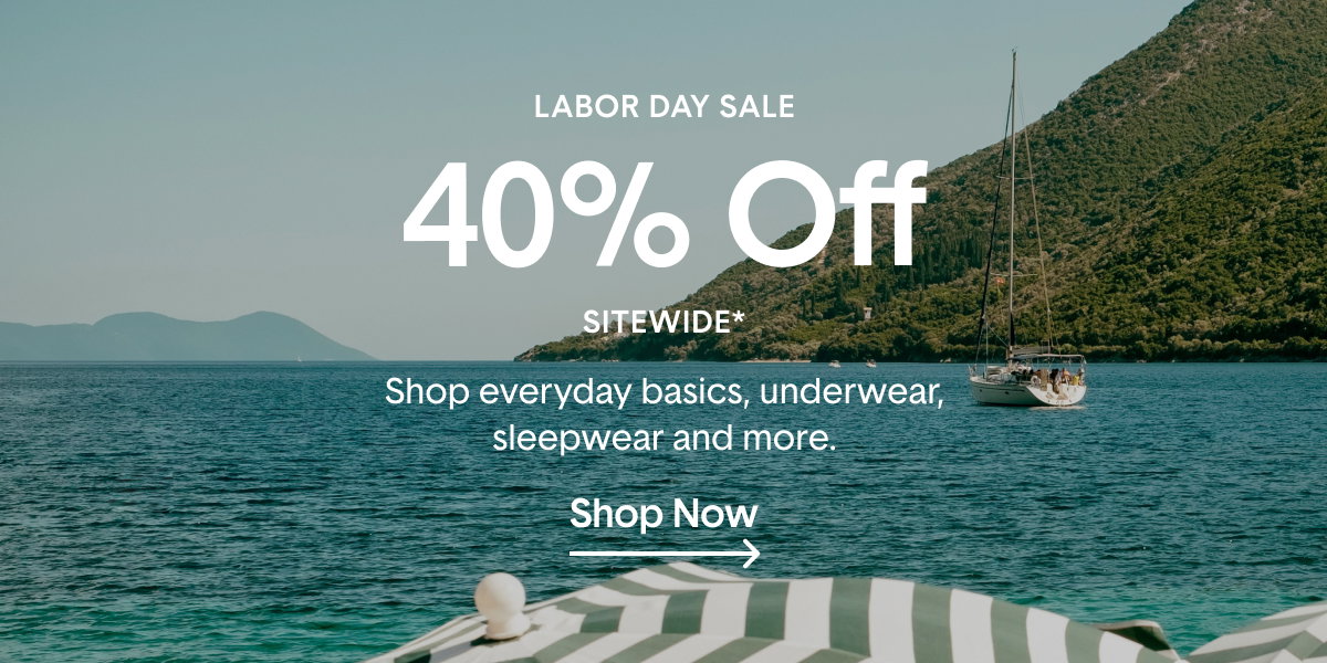 Sale Banner 40% Off Sitewide