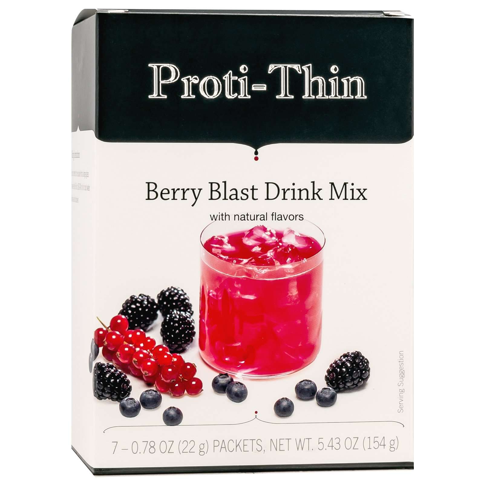 Image of Proti-thin Fruit Drink - Berry Blast - 7/box