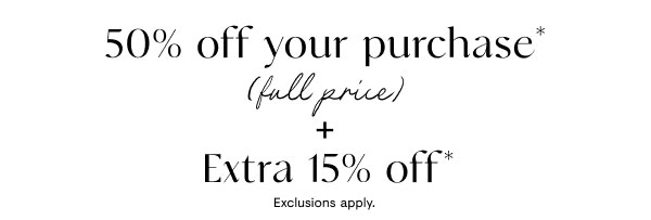 50% off 