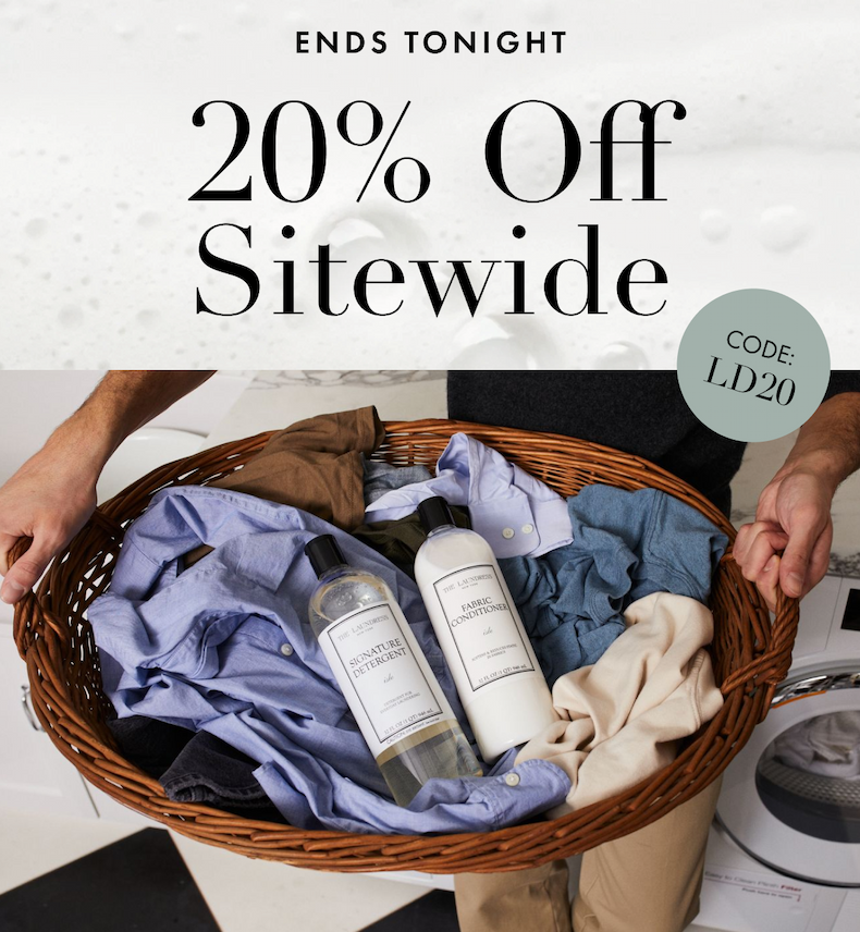 ENDS TONIGHT | CODE: LD20 | 20% OFF Sitewide | SHOP LABOR DAY