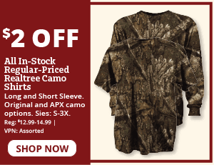 $2 off realtree camo