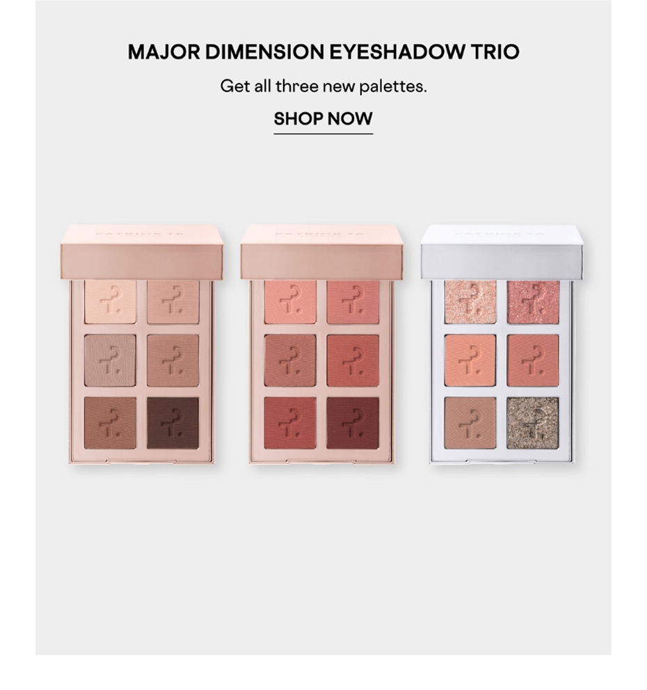 Major Dimension Eyeshadow Trio