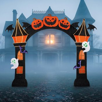 9.75' Halloween Arch with Infinity Mirrors & Twinkle Lights