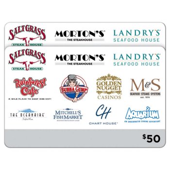 Landry's Multi-Brand Restaurants and More Two $50 eGift Cards ($100 Value)