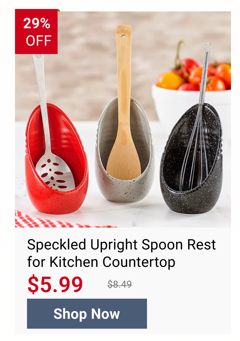 Speckled Upright spoon rest
